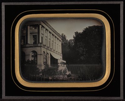 Tuinzijde van Palais Eynard, Genève door Jean Gabriel Eynard